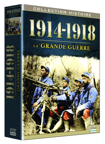 COFFRET LA GRANDE GUERRE 1914-1918 – 5 DVD
