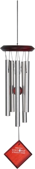 Carillon bois Mars argenté