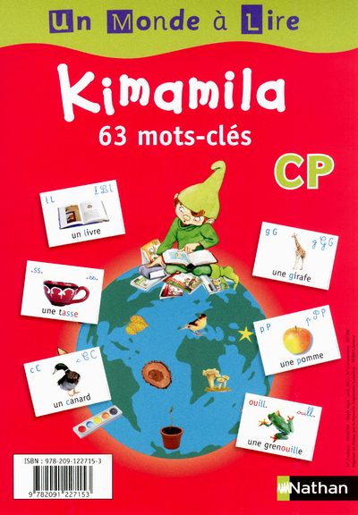 Un monde à lire – Kimamila CP – série rouge – Affichettes mots-clés
