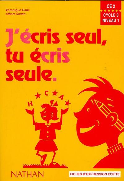 J’écris seul – Fichier élève- CE2