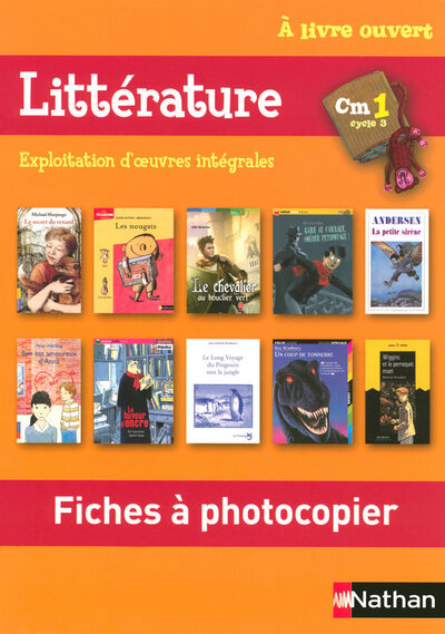 A livre ouvert – fichier Littérature – CM1