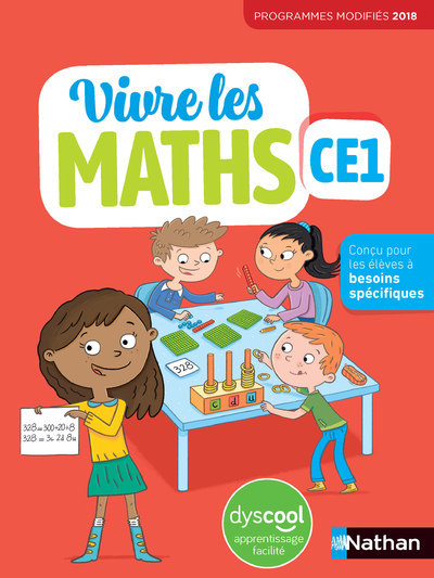 Vivre les maths – Fichier élève DYS CE1 – 2020