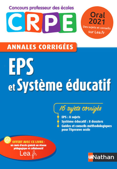 Annales corrigées EPS et Système éducatif – Oral 2020