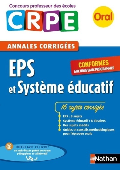 EPS et système éducatif – Annales corrigées 2017