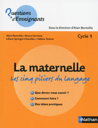 La maternelle, les cinq piliers du langage – Cycle 1