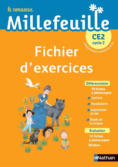 Nouveau Millefeuille CE2 – Fichier d’exercices à photocopier – 2019