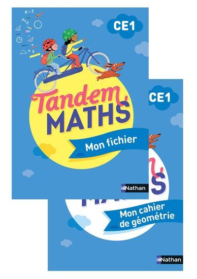 Tandem – Maths CE1 – Fichier de l’élève + Cahier géométrie