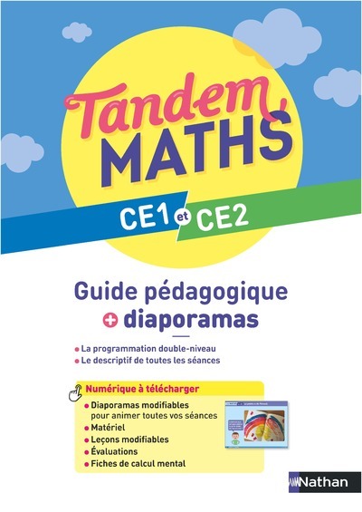 Tandem – Maths CE1 et CE2 – Guide pédagogique + Diaporamas