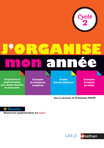 J’organise mon année – Cycle 2