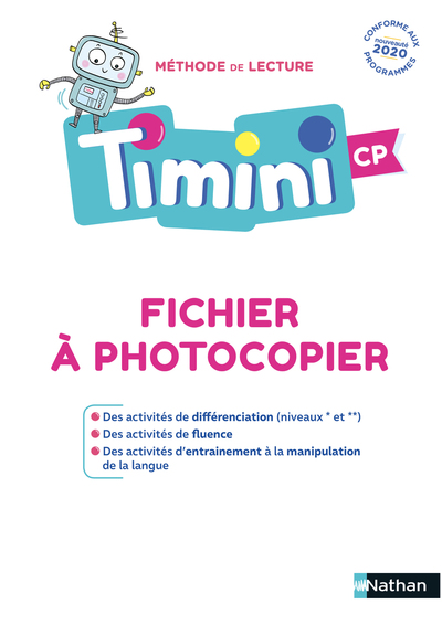 Timini – Fichier à photocopier – Différentiation et manipulation CP