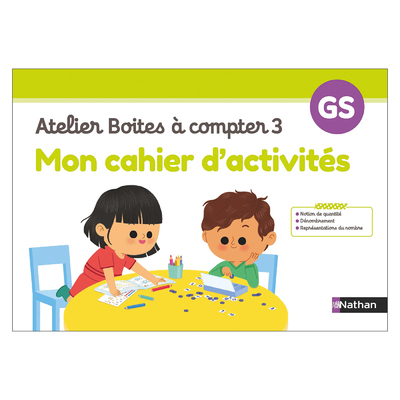 Mon cahier d’activités Atelier Boîtes à compter 3