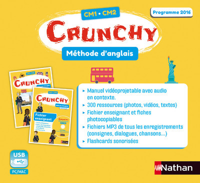 Crunchy Anglais CM – Clé USB 2019