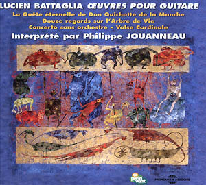 UVRES POUR GUITARE DE LUCIEN BATTAGLIA PAR PHILIPPE JOUANNEAU