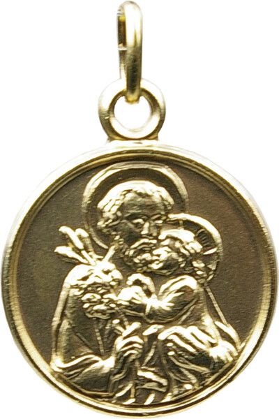 Médaille St Joseph dorée