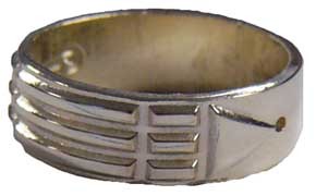Bague Atlante – argent blanc – Taille 58