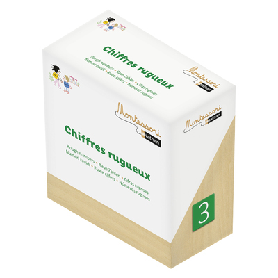 Montessori par Nathan – Chiffres rugueux de 0 à 9