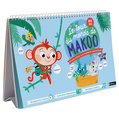 Makoo – Le tour du monde MS-GS Album et Guide pédagogique – PCF