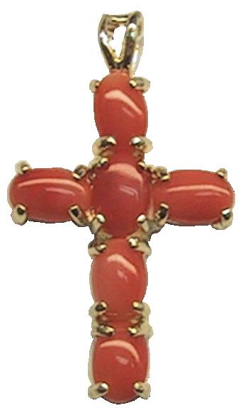 Croix Or et Corail