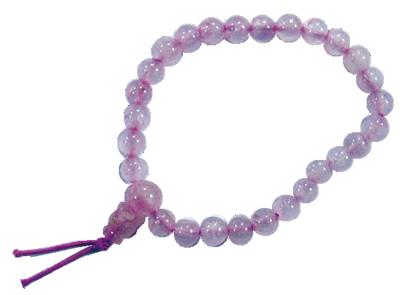 Mala Prosternation – Quartz Rose