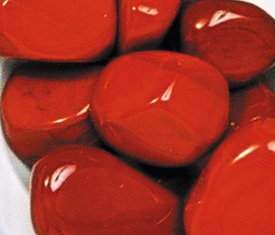 Lot de 10 pierres Petit Modèle : Jaspe Rouge