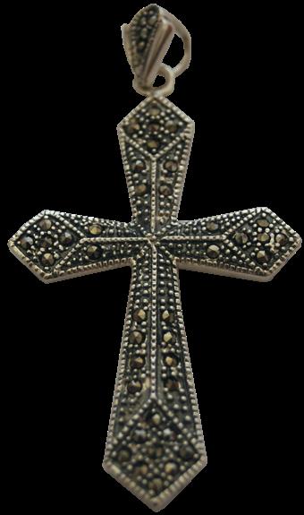 Croix Argent et Marcassite