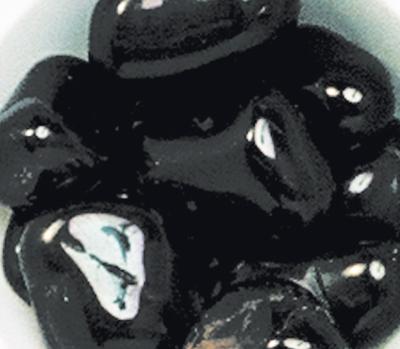 Lot de 10 pierres Petit Modèle : Onyx Noir