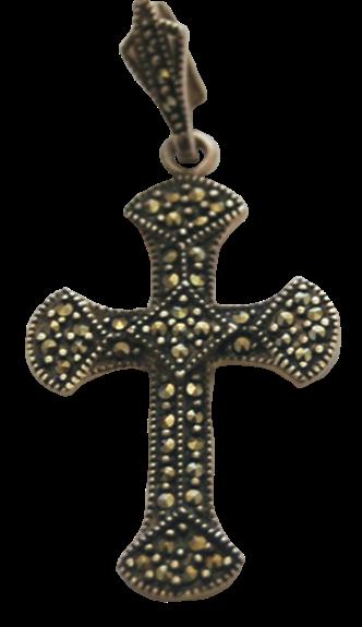 Croix Argent et Marcassite