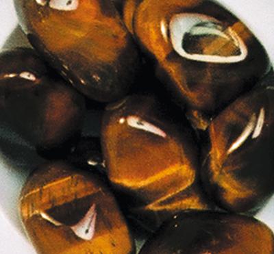 Lot de 10 pierres Petit Modèle : Oeil de Tigre