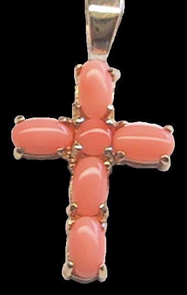 Croix Or et Corail