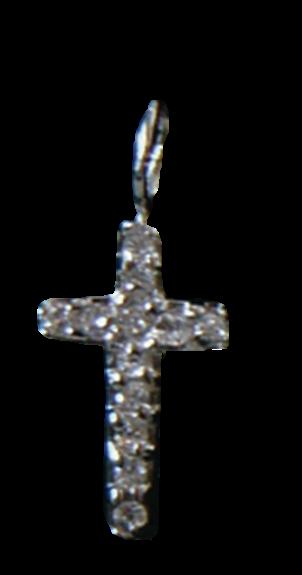 Croix Argent et Zirconium