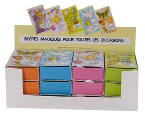 Présentoir de 16 Boîtes magiques