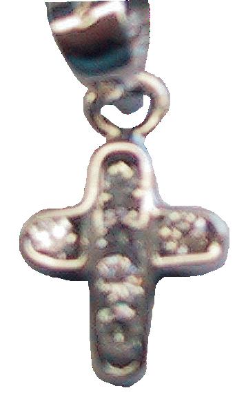 Croix Argent et Zirconium