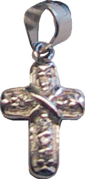 Croix Argent et Zirconium