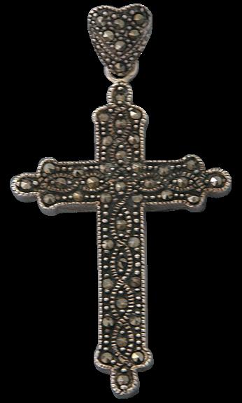 Croix Argent et Marcassite