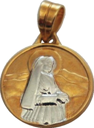 Médaille Or – Vierge argent