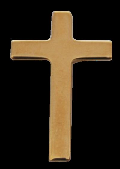Broche Croix or