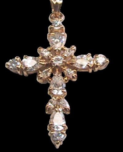 Croix Or et Zirconium
