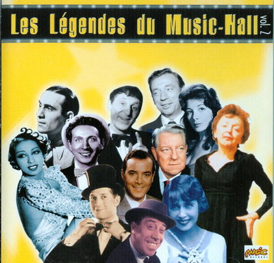 LES LEGENDES DU MUSIC HALL2-CD