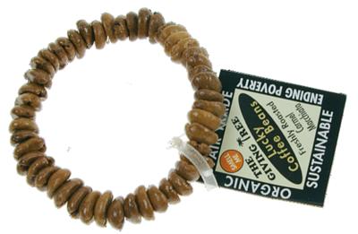 Bracelet Perles de café – Caramel
