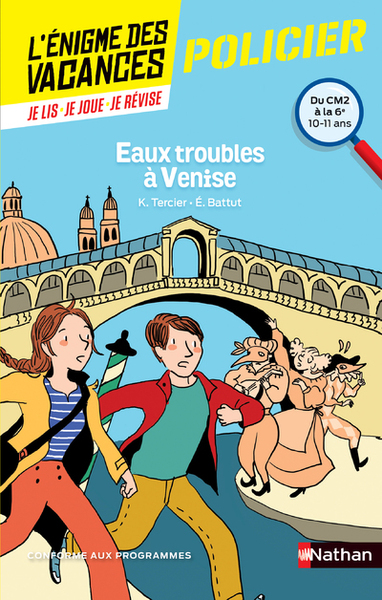 l’énigme des vacances du CM2 à la 6ème Eaux troubles à Venise
