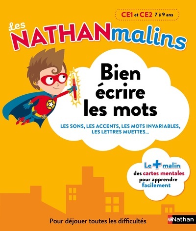 Bien écrire les mots CE1 et CE2 – Les Nathan malins