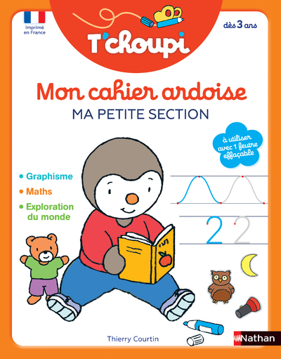 T’choupi Mon cahier ardoise – Ma petite section