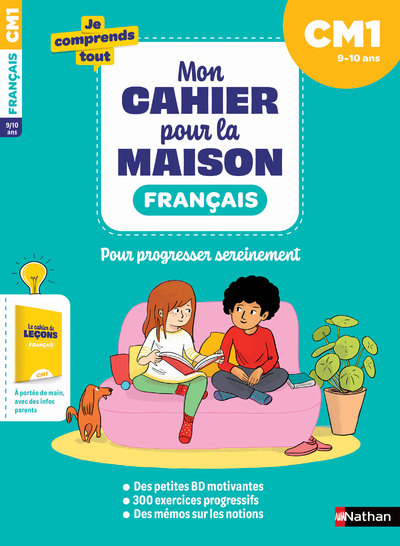 Mon cahier pour la maison – Français CM1