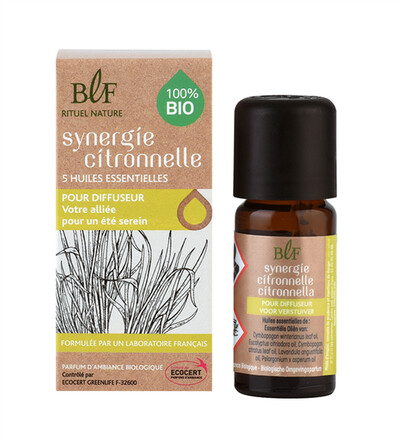 Synergie de 5 Huiles essentielles Bio Citronnelle 10 ml