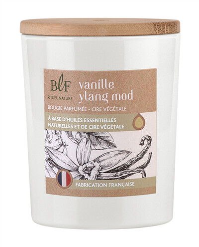 Bougie parfumée en Cire végétale Vanille Ylang