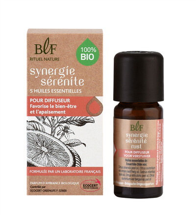 Synergie de 5 Huiles essentielles Bio Sérénité 10 ml