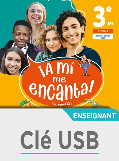 A mi me Encanta cycle 4 3e – Clé USB – Ed. 2022