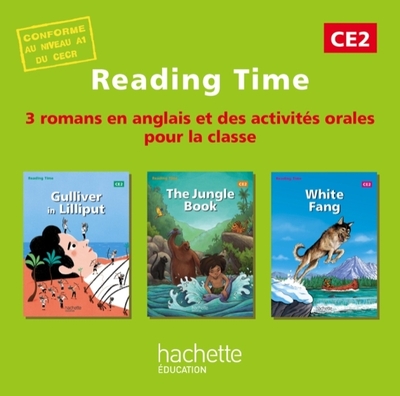 Reading Time CE2 – CD audio classe des 3 ouvrages – Edition 2013