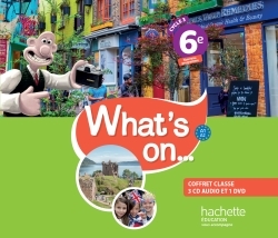 What’s on… anglais cycle 3 / 6e – Coffret CD/DVD classe – éd. 2017