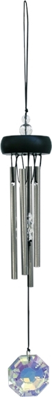 Carillon à vent métal 4 tubes – cristal